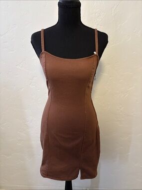 H&M | Dresses | Hm Orange Tube Top Dress Bodycon Medium | Poshmark